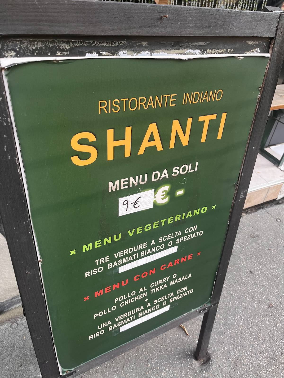 Menu di Shanti - Ristorante indiano 