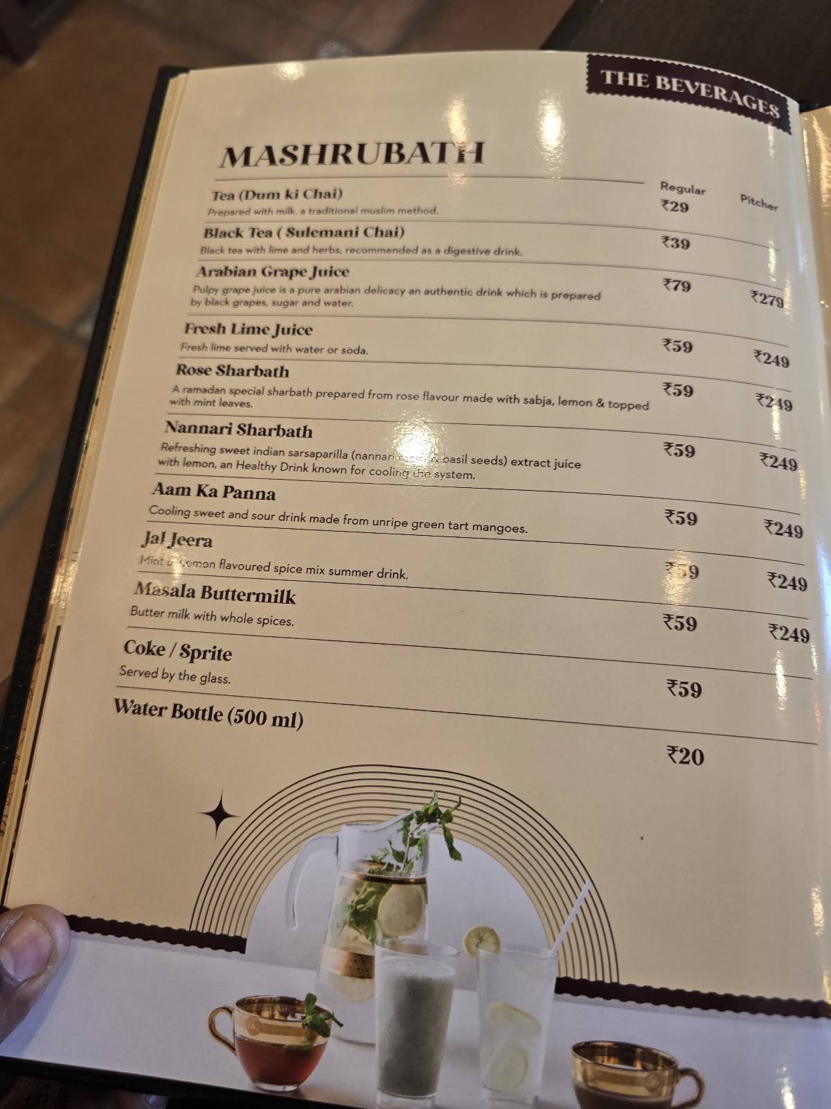 Sharief Bhai Biryani Trichy menu