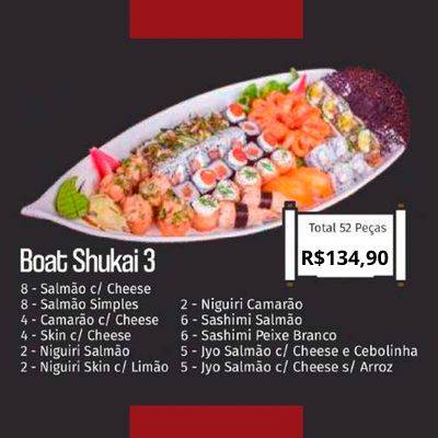 Shukai Sushi cardápio