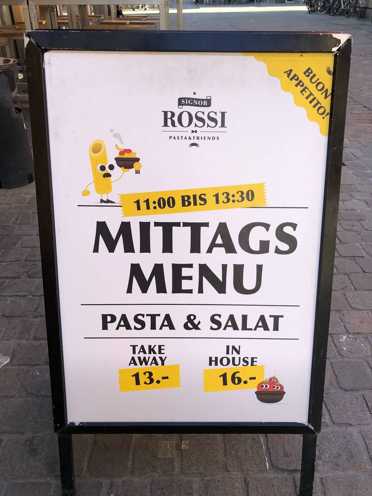 Menu di Signor Rossi 