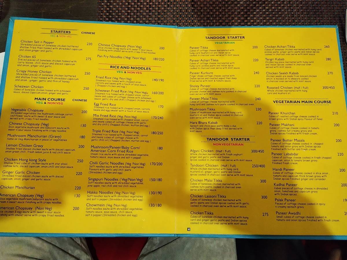 Singh's Delight Family Restaurant (Non-veg &Veg) menu