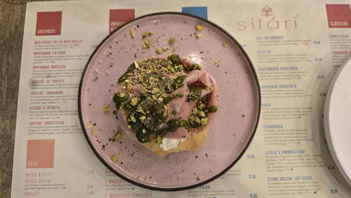 Menu di Pizzeria Sitàri 