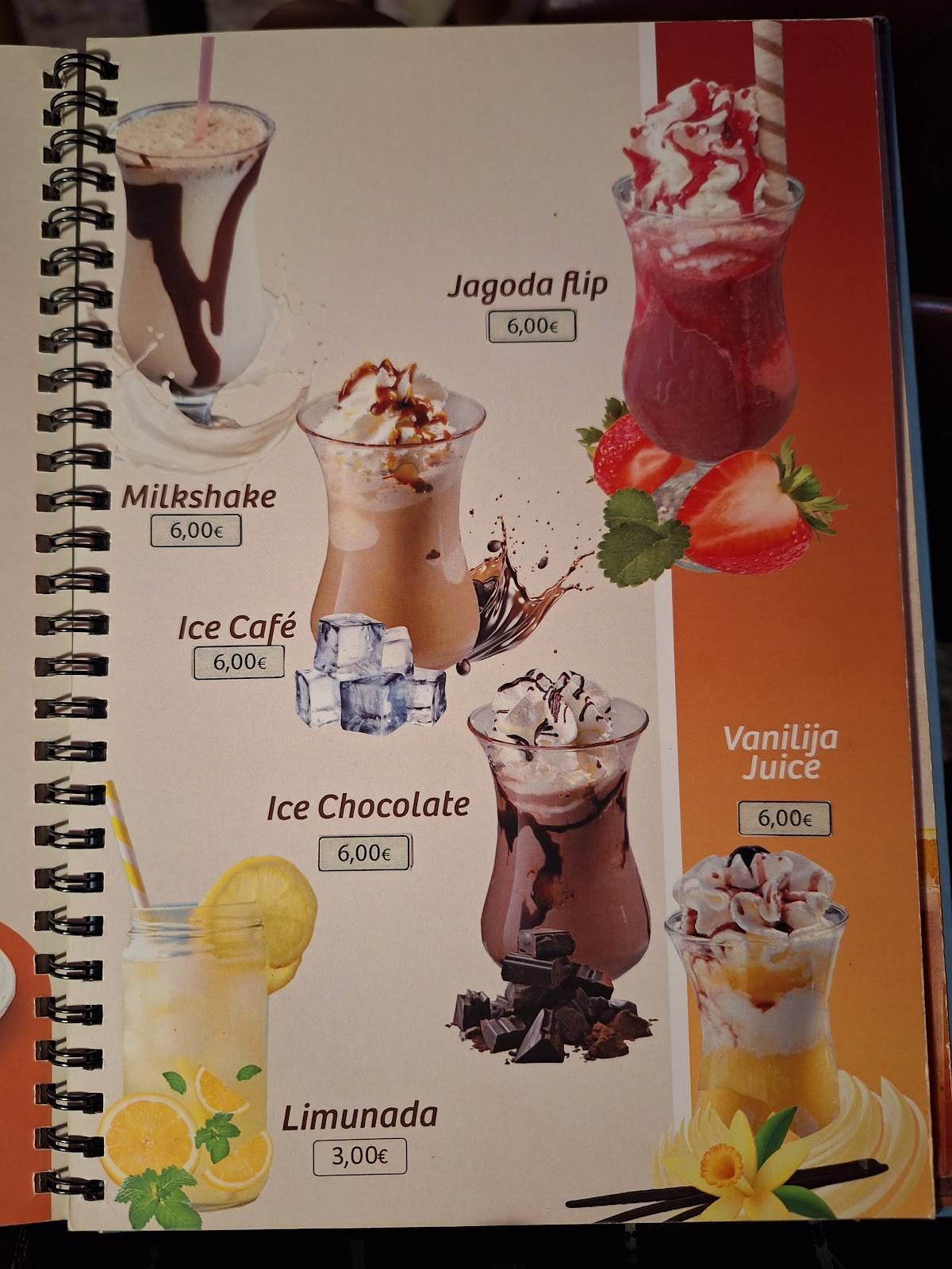 Menu di Slasticarnica Filipjanka 