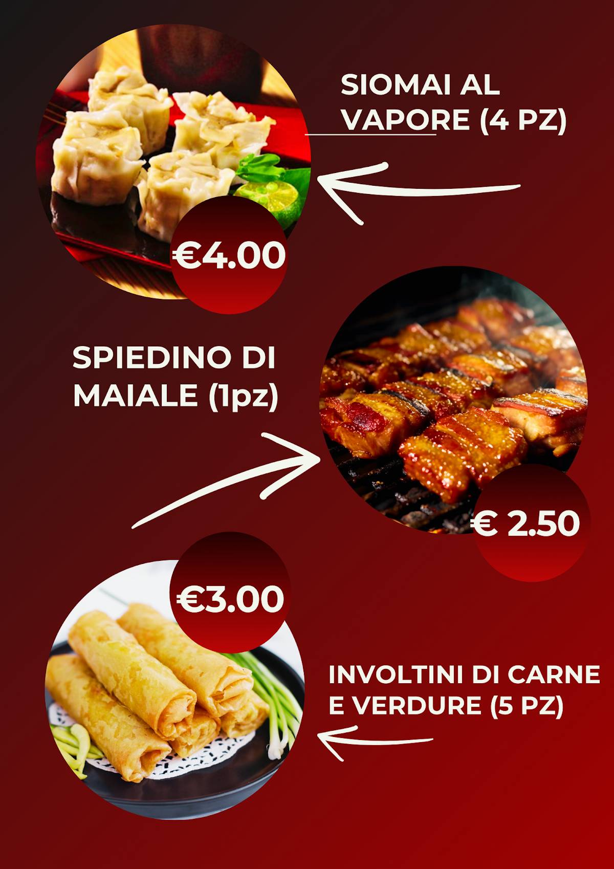 Menu di Snack2Go 