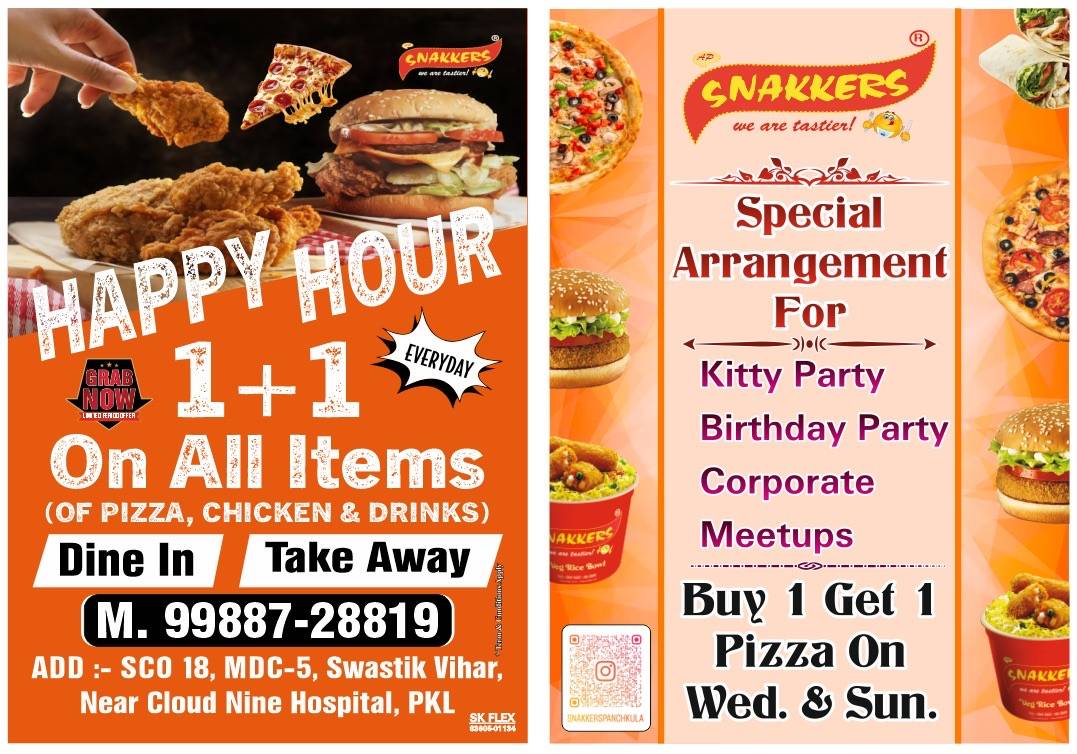 Snakkers menu