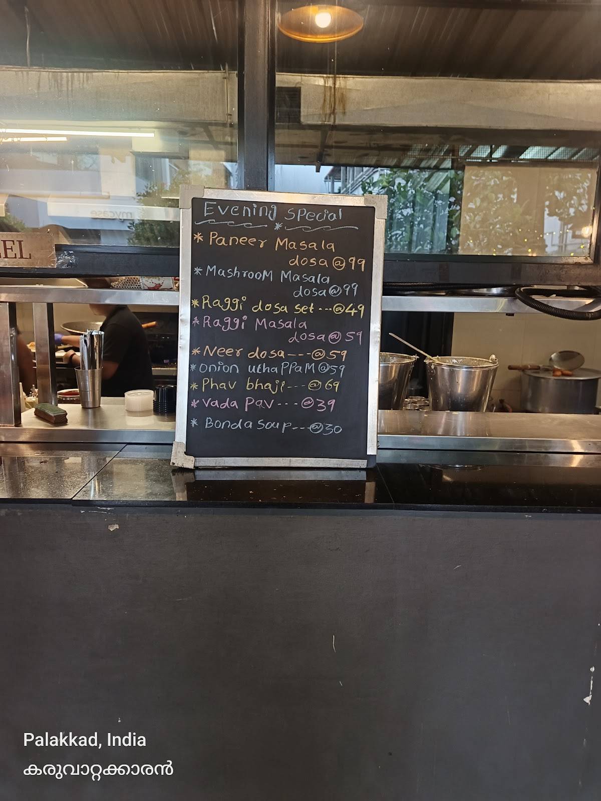Social Kitchen menu