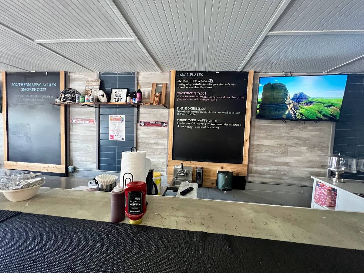Menu at Southern Appalachian Smokehouse BBQ, Lavonia