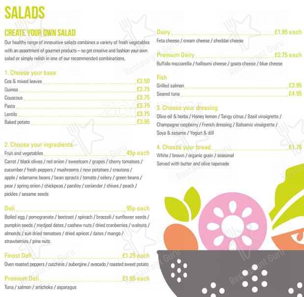 Soyo menu