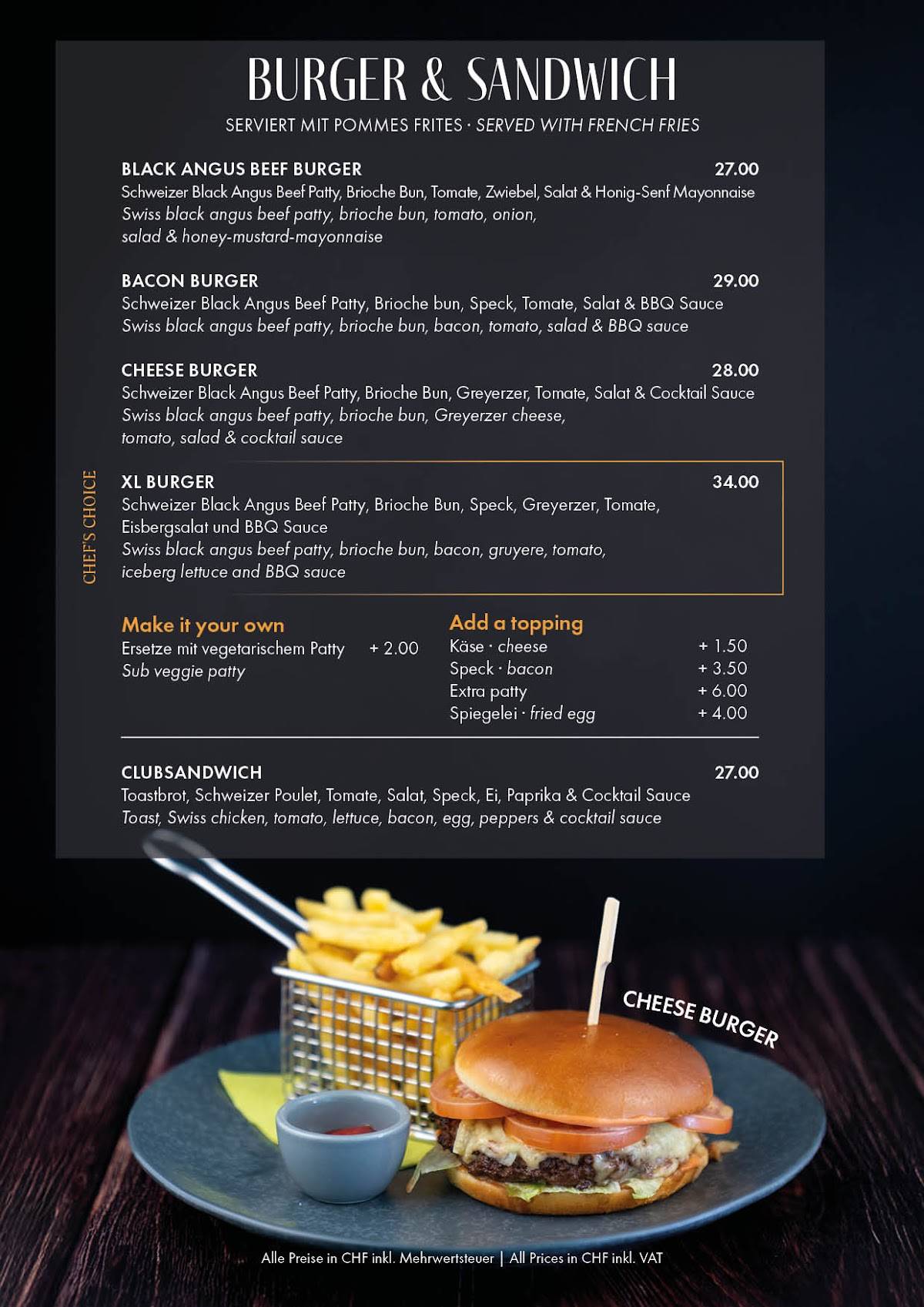 Menu di Sportsbar & Terrasse 