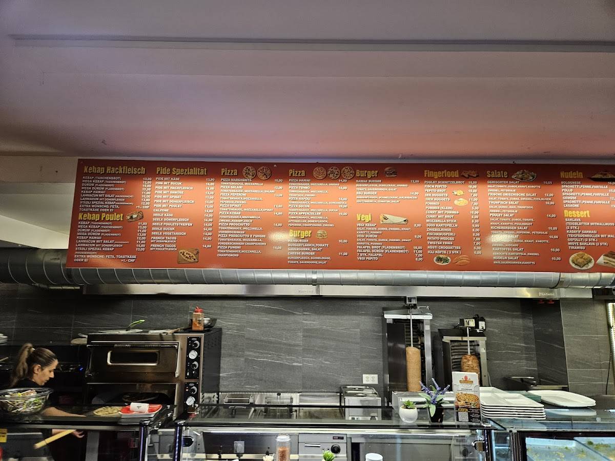 Menu di Städtli Kebap 