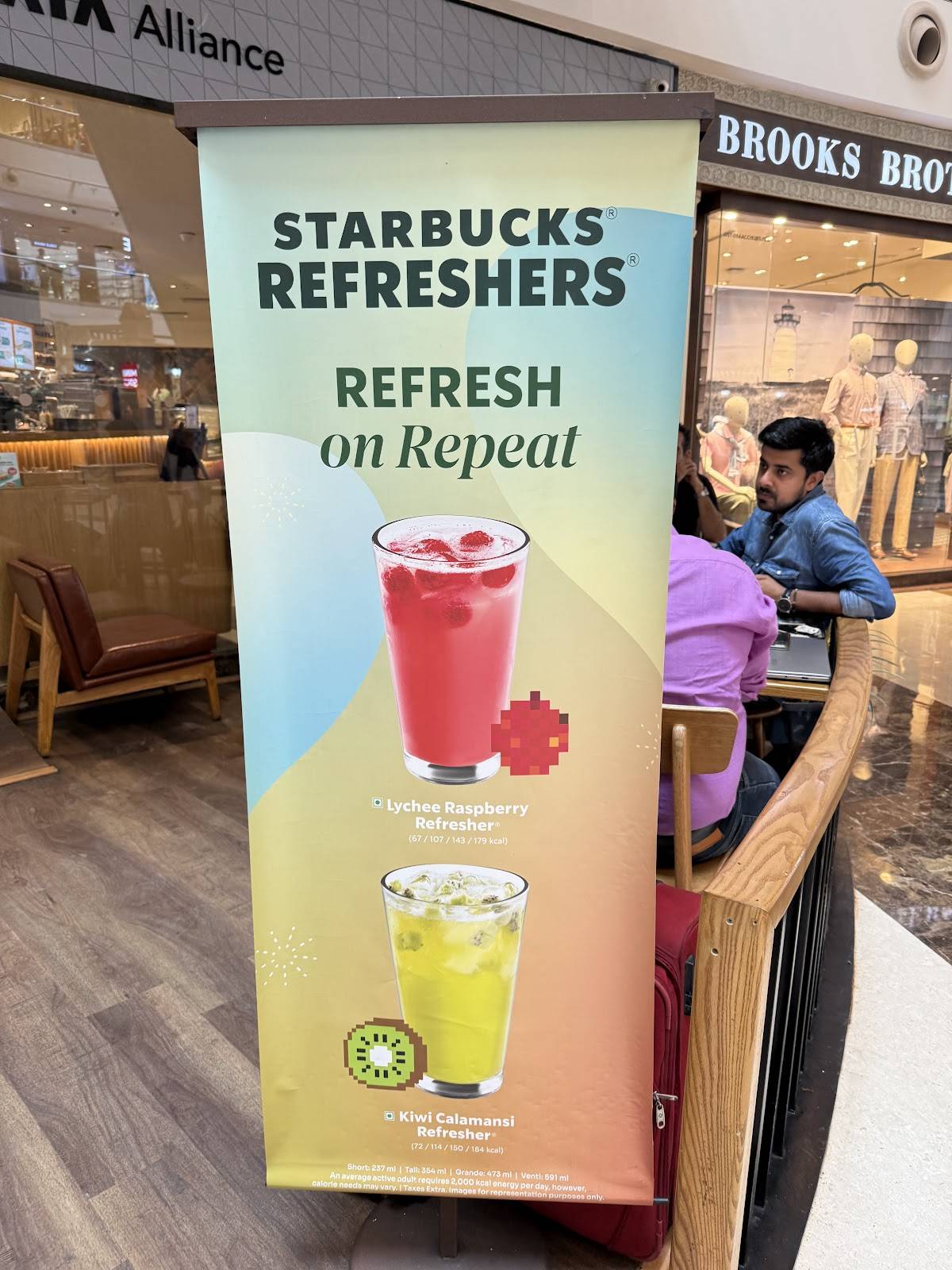 Starbucks menu
