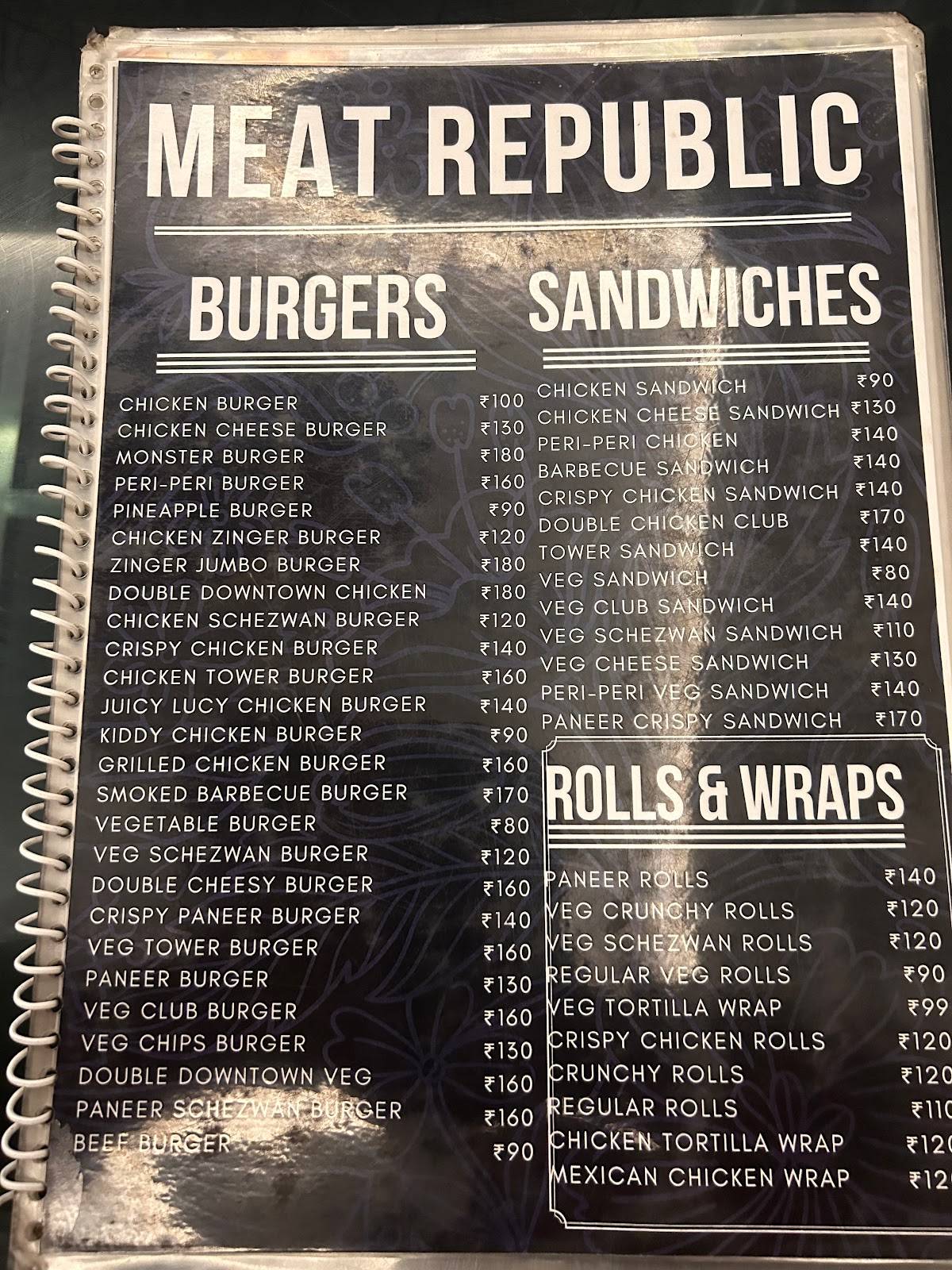 Street Arabia Restaurant & Cafe menu