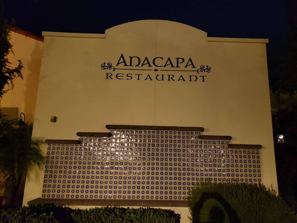 Menu at Bella Vista restaurant, Sun City West