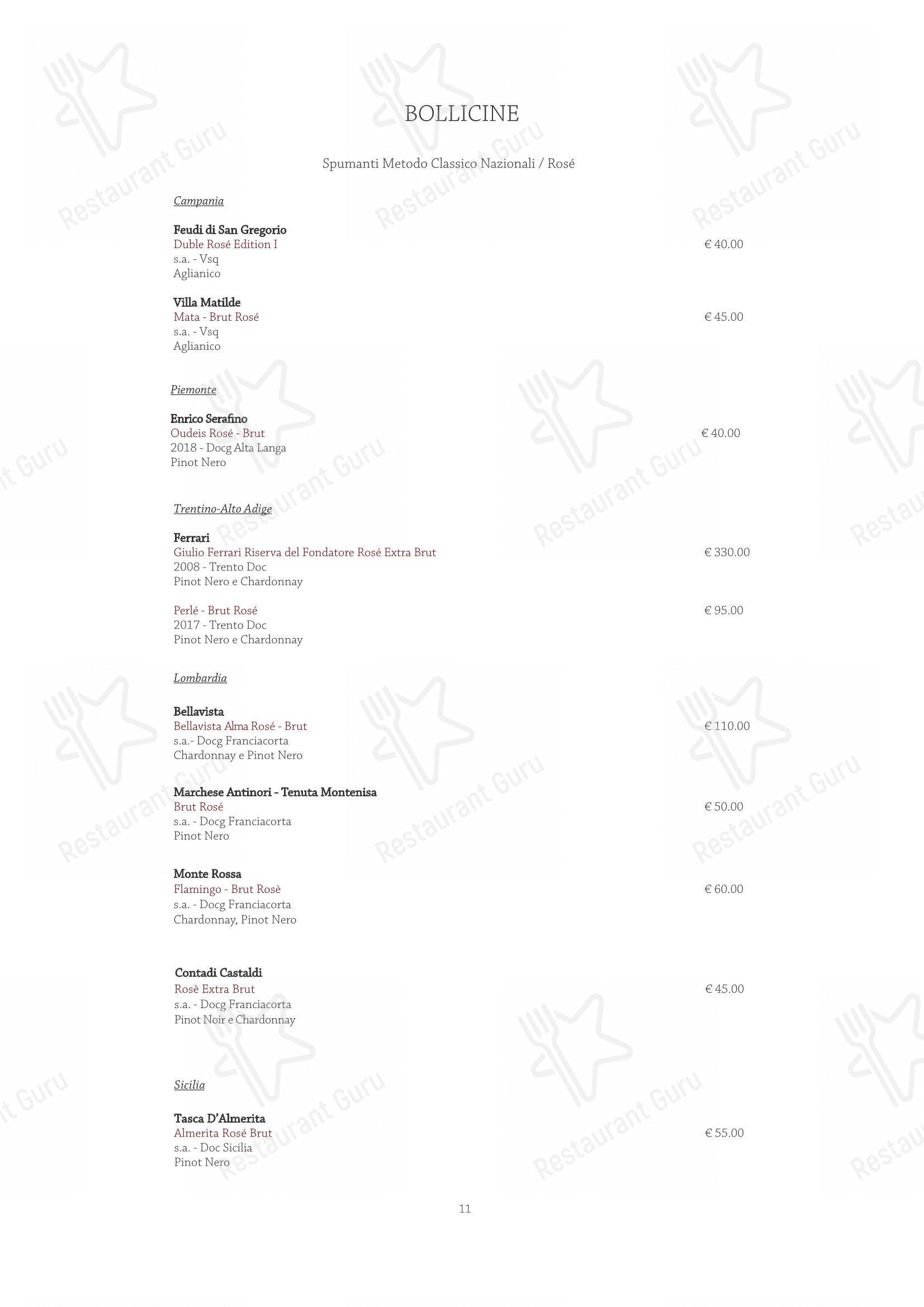 Menu per Sunrise Restaurant ristorante