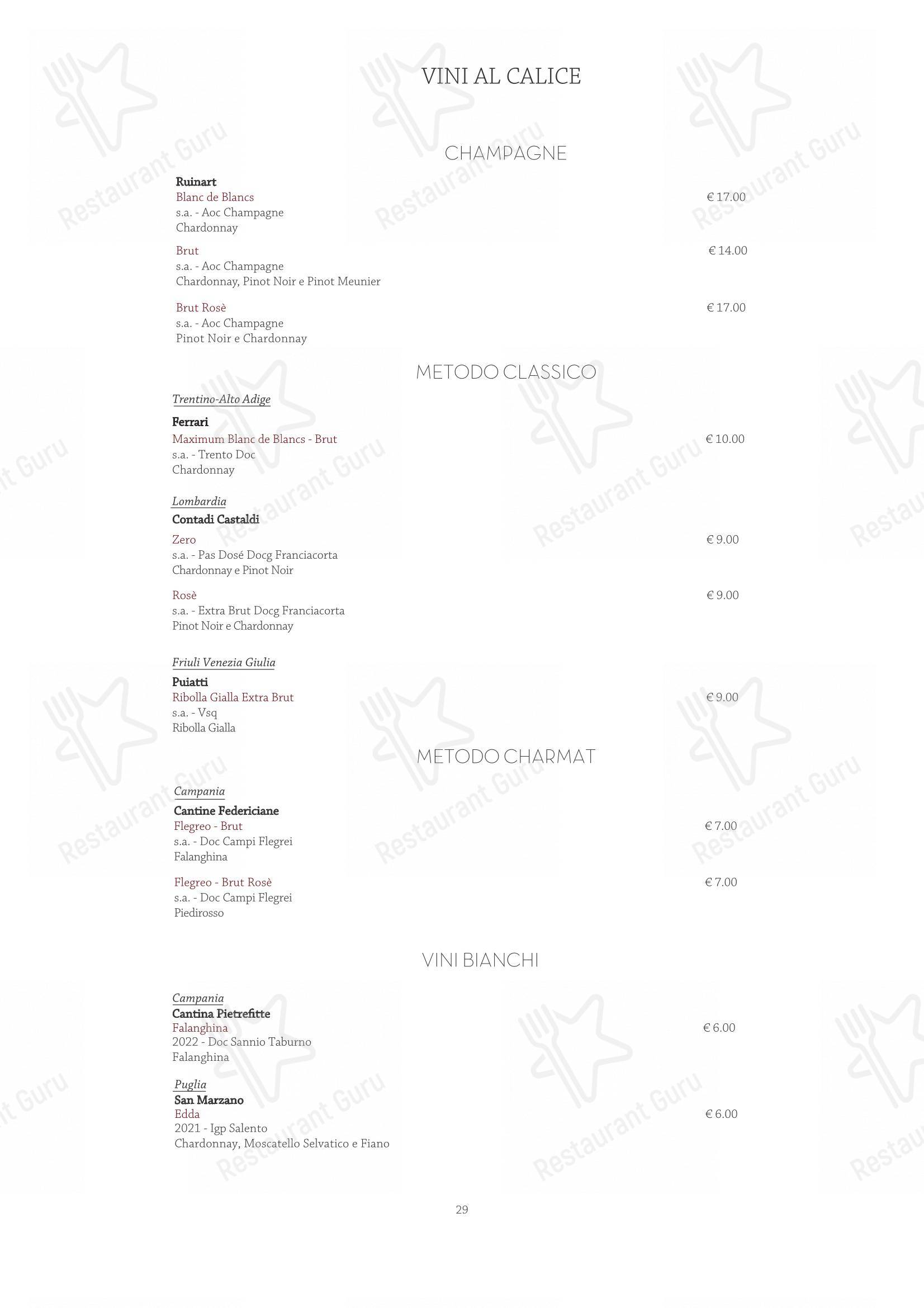 Menu per Sunrise Restaurant in Caserta