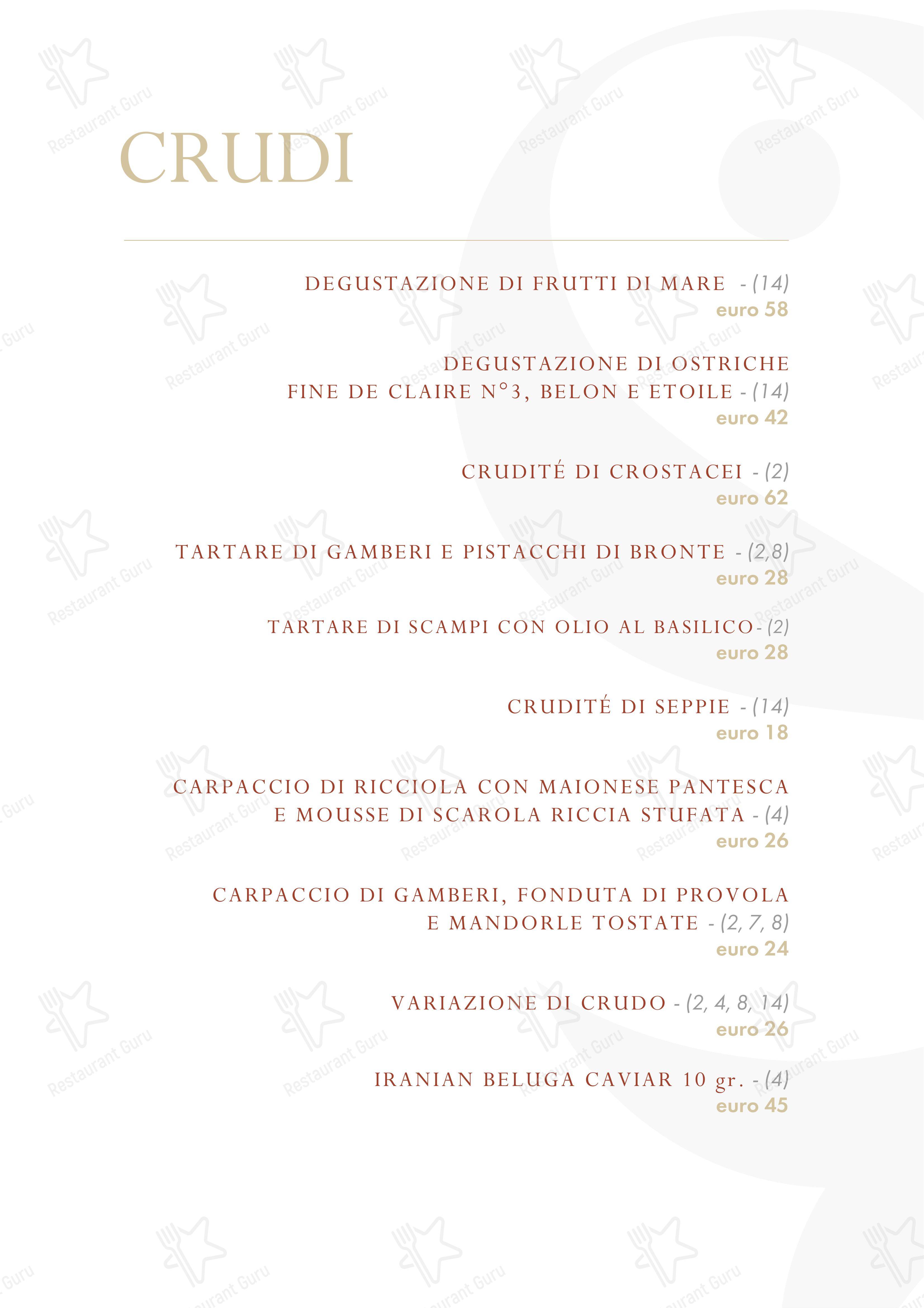 Menu bar per Sunrise Restaurant in Caserta