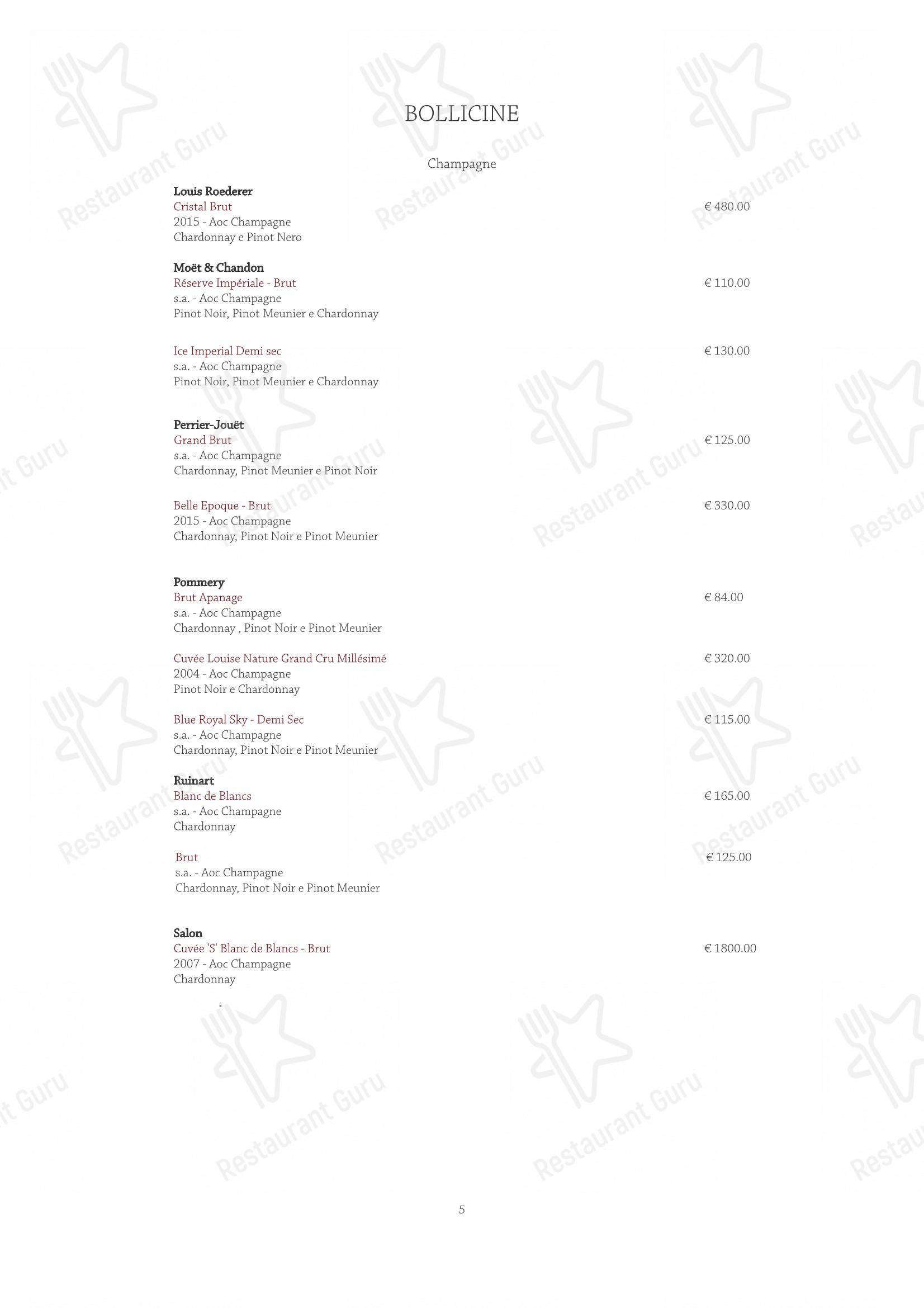 Menu per Sunrise Restaurant ristorante