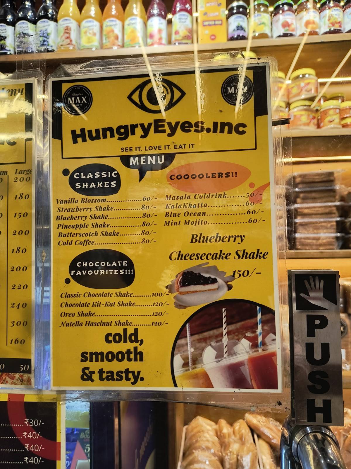 Super Max Bakers menu