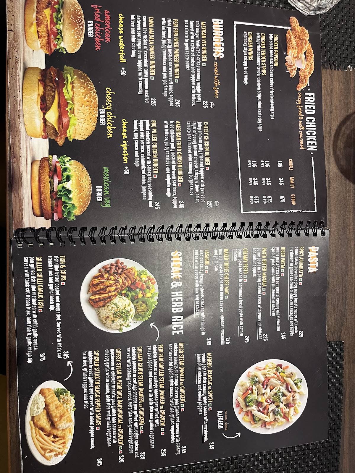 Superstar Pizza menu