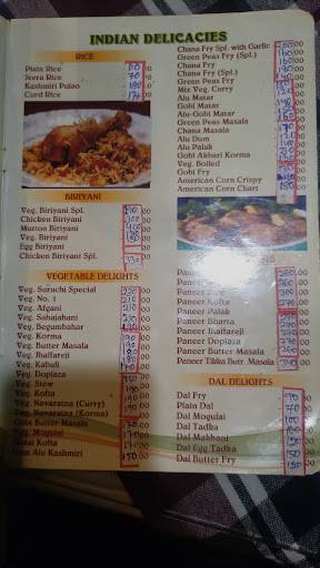 Suruchi Restaurant menu