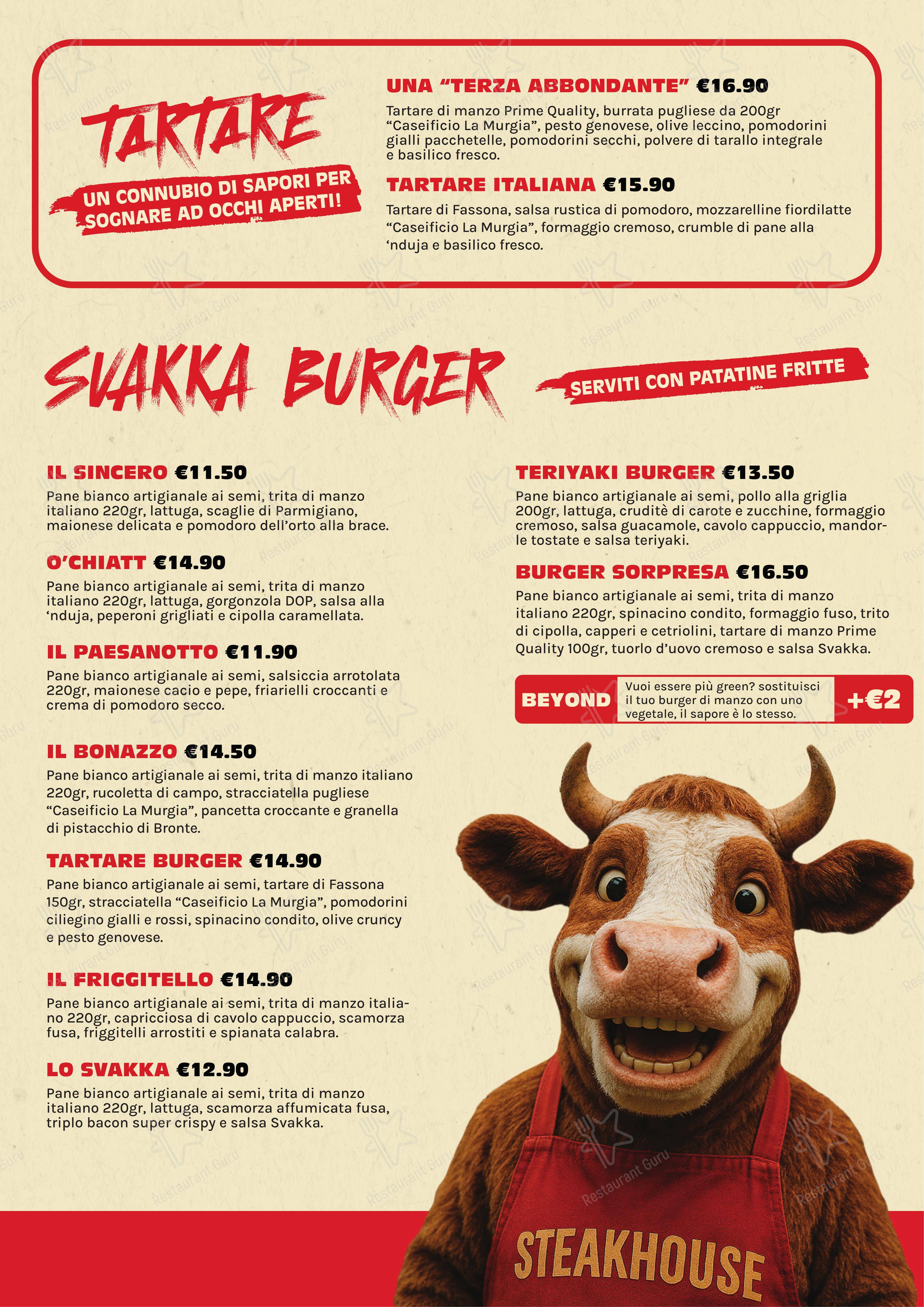 Svakka Muggiò in Muggiò - Menu bar