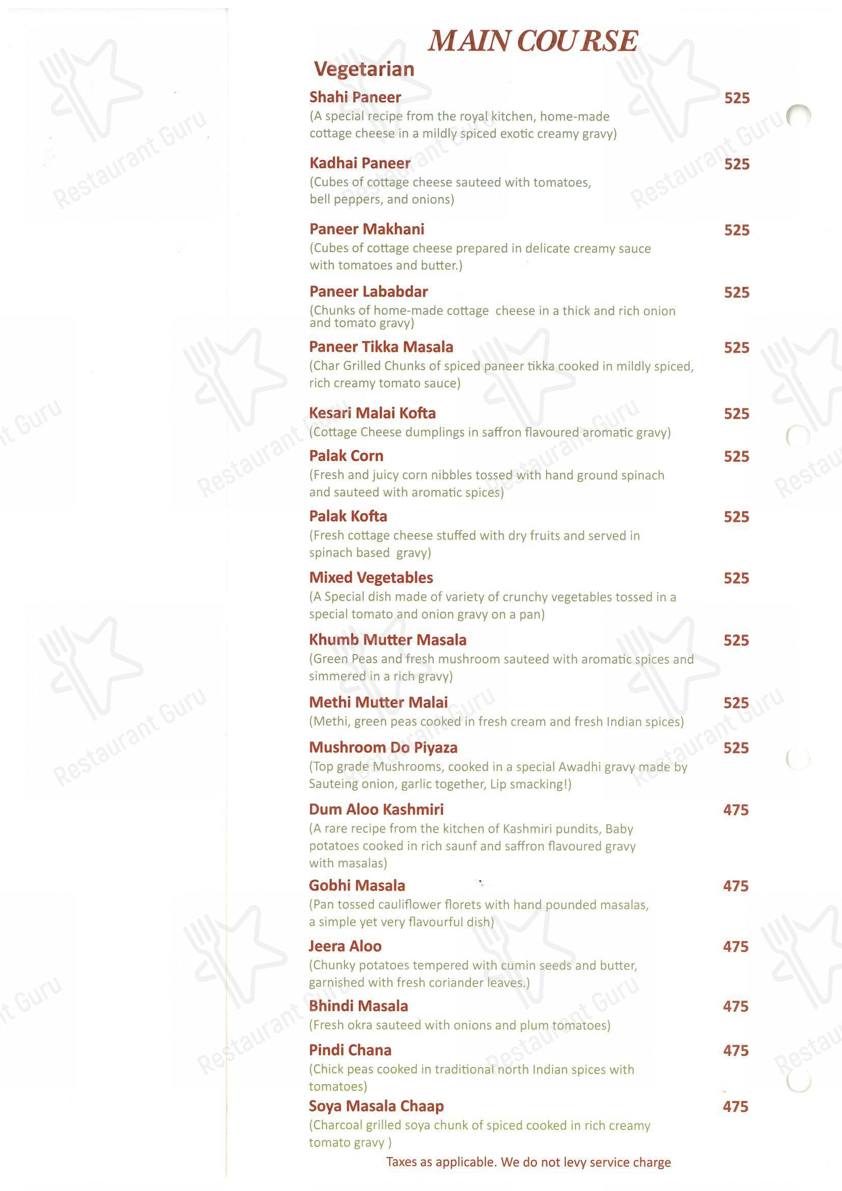 Menu for Swagath Restaurant & Bar in New Delhi