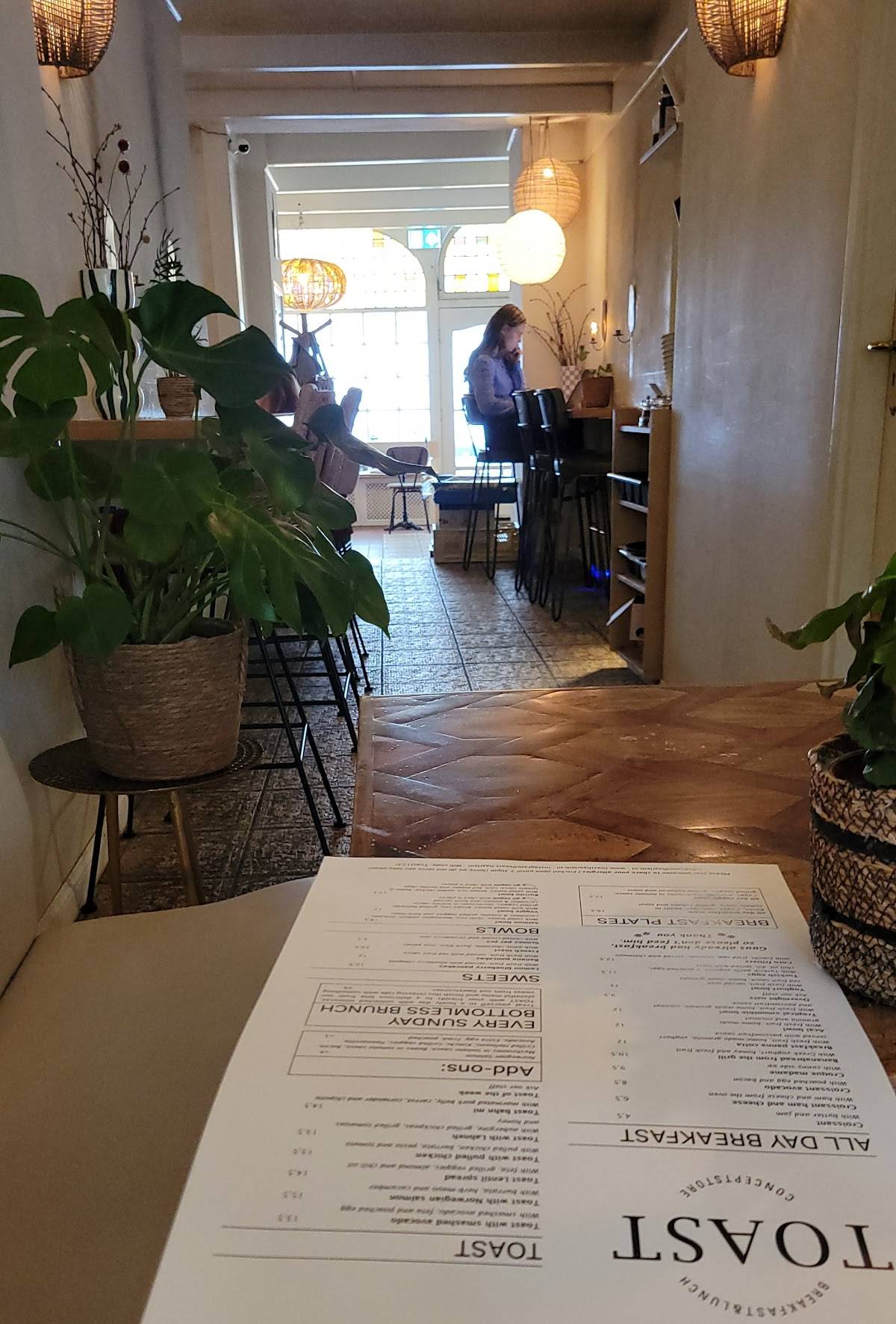 Menu de TOAST