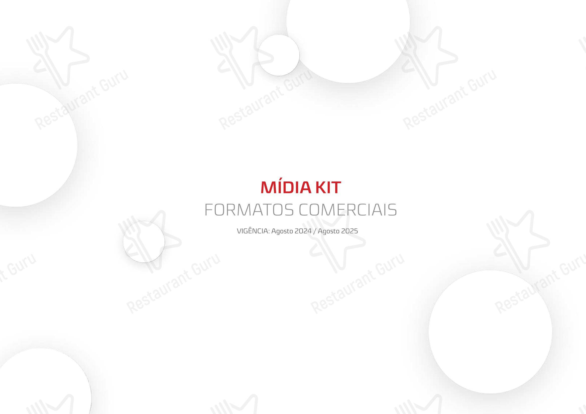 Menu para Tapioca Maria Bonita - Matriz restaurante