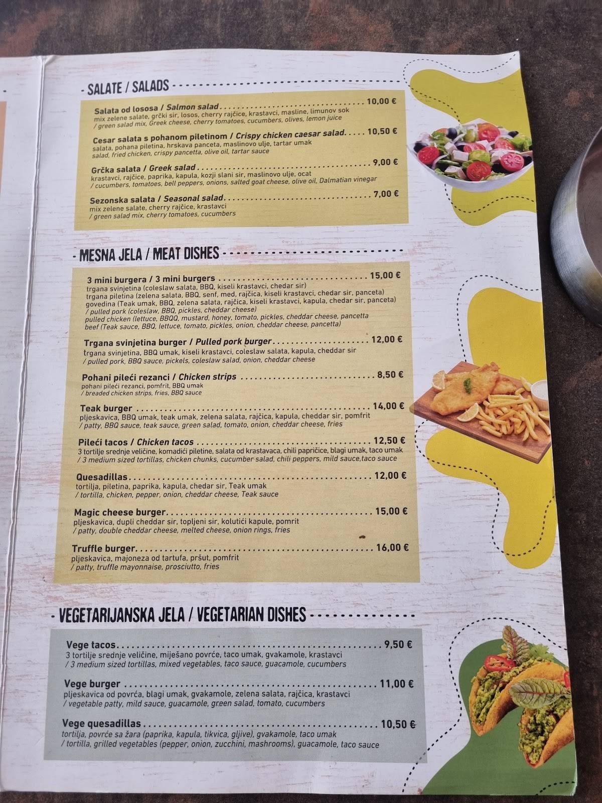 Menu di Teak Food&Bar 