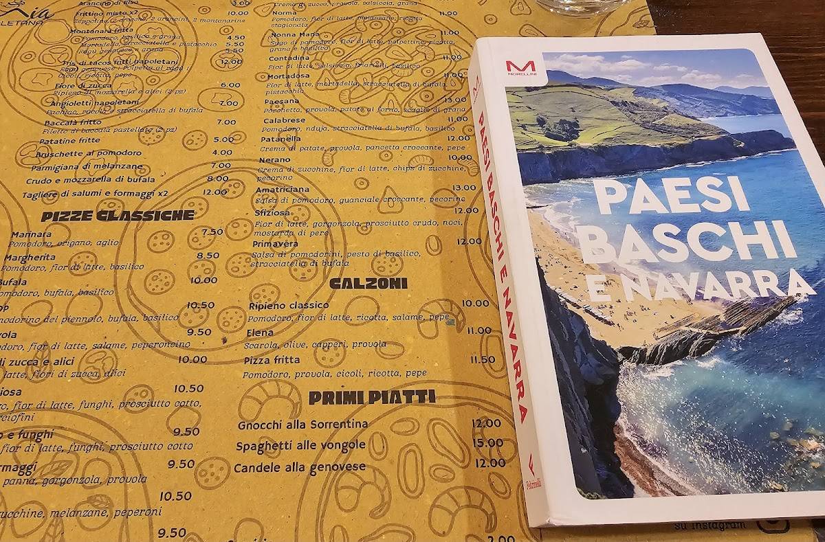 Menu di Terra Mia Pizzeria Napoletana con cucina 