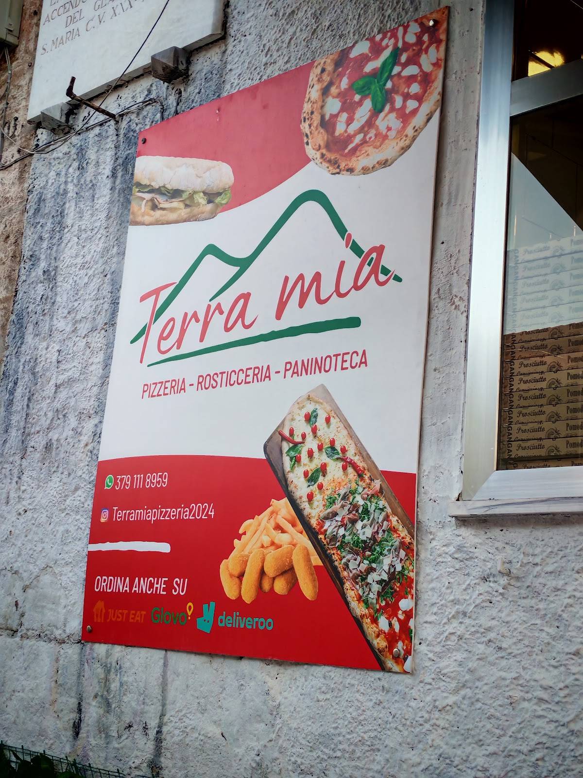 Menu di Terra Mia Pizzeria 
