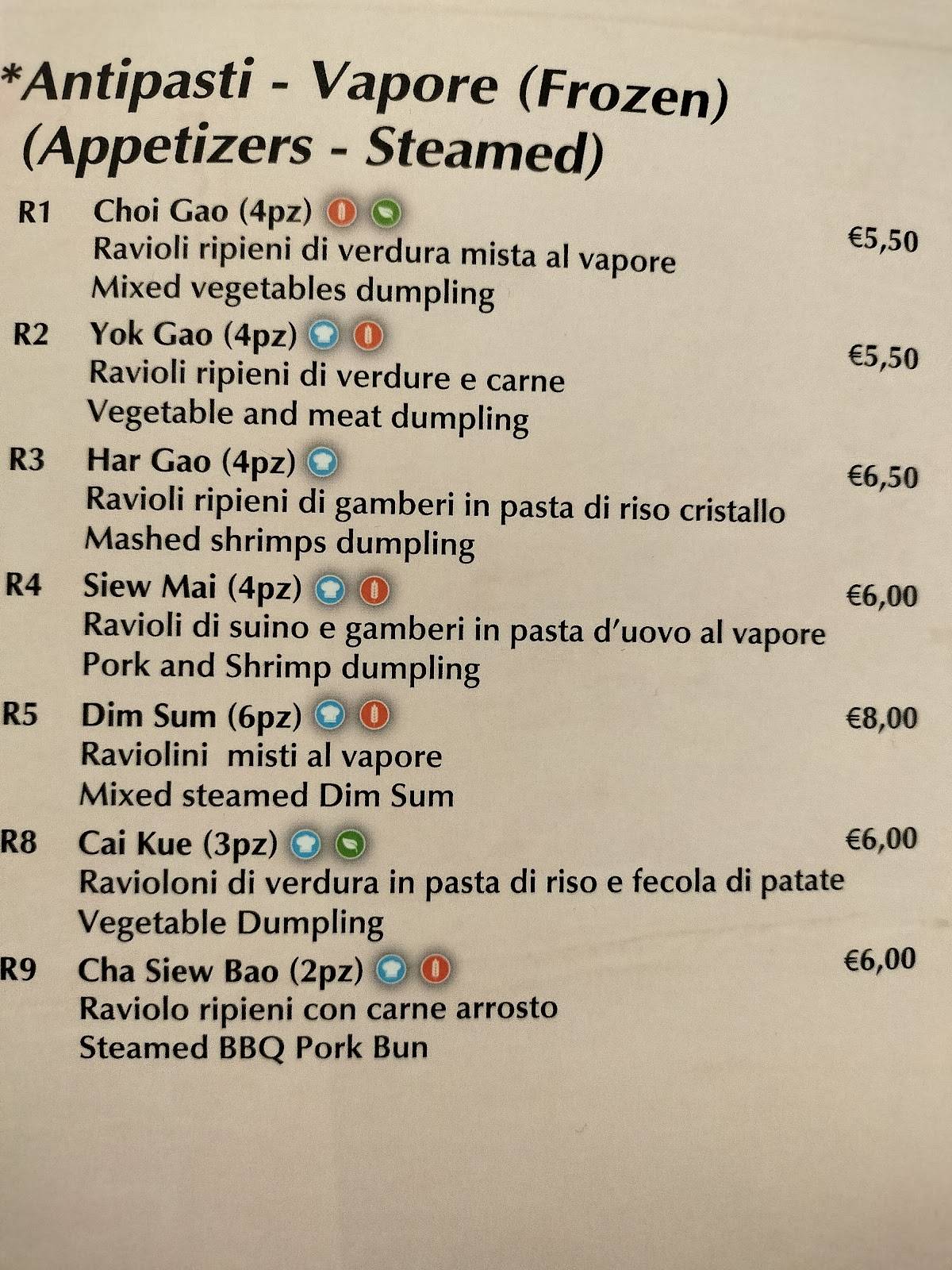 Menu di Thai Inn 