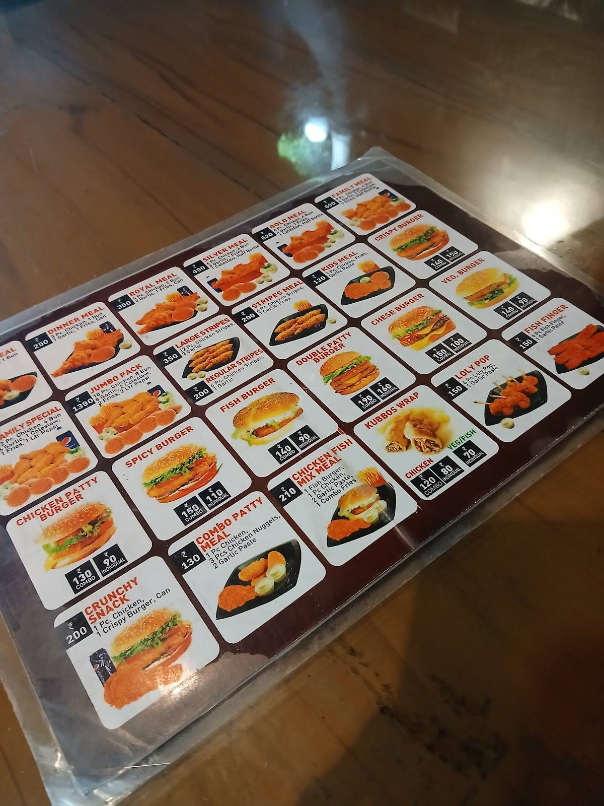 Thanza Broast Hub menu