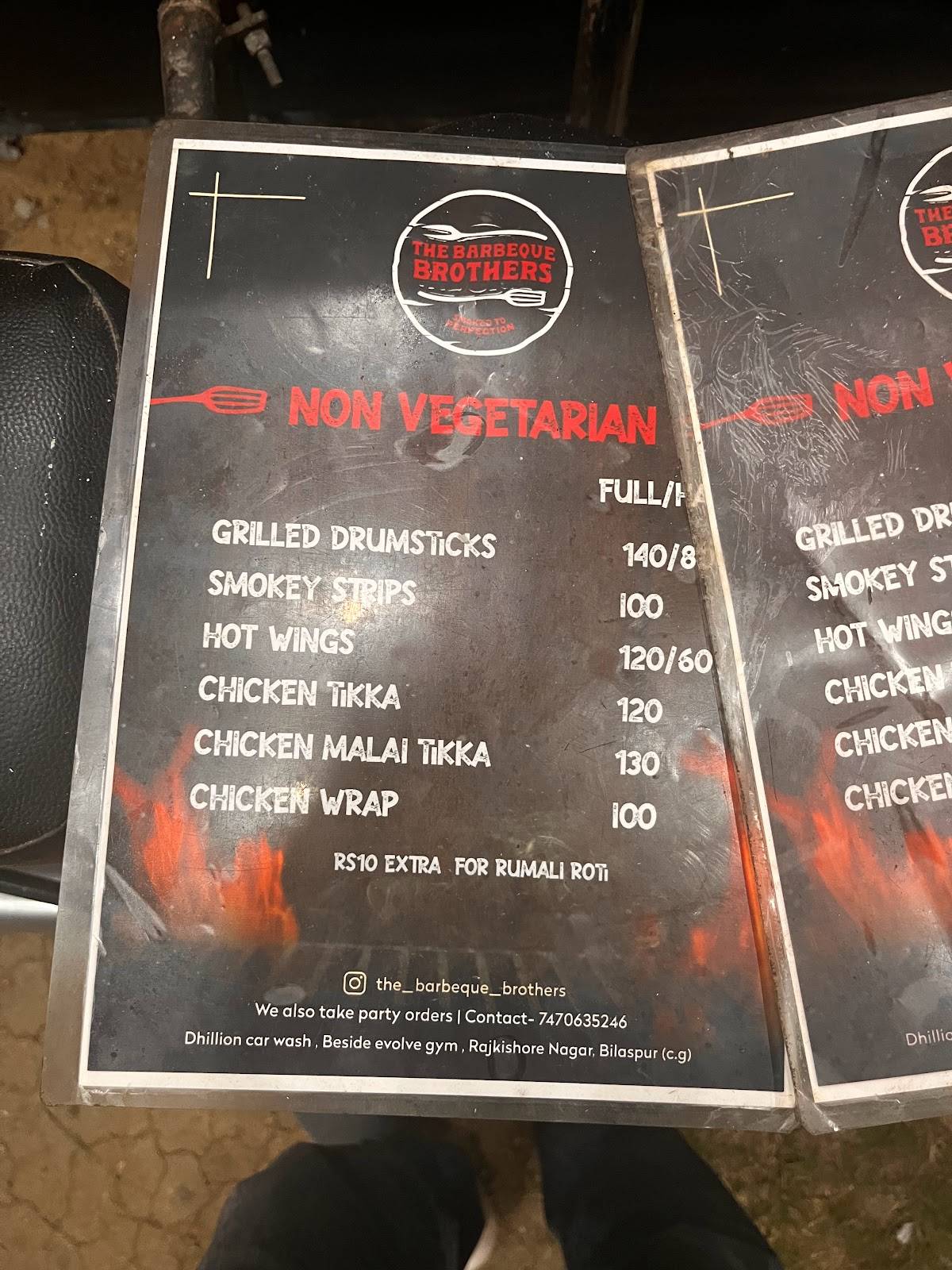 The Barbeque Brothers menu