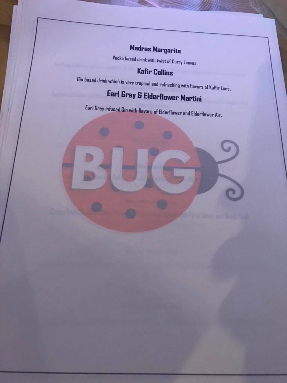 BUG & BASS menu