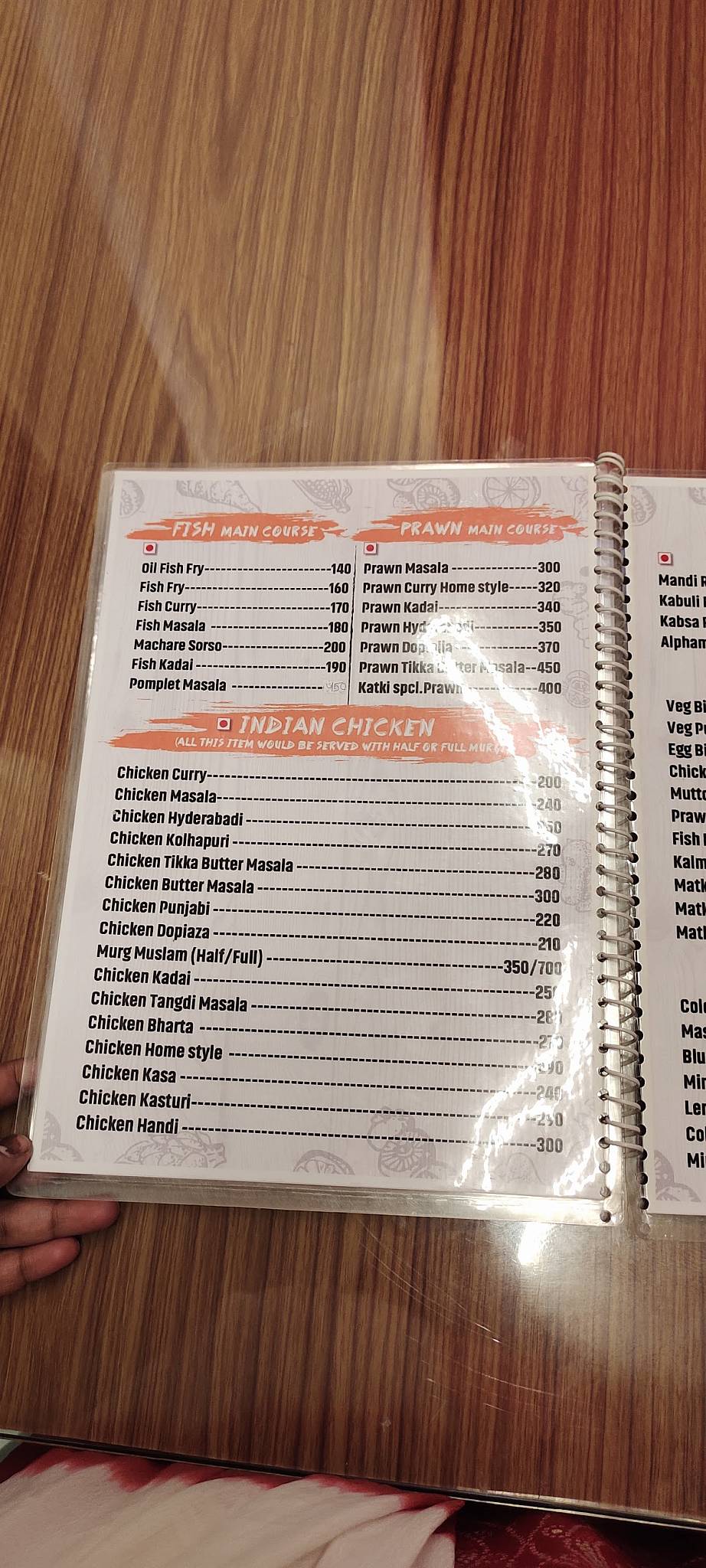 The Katki Restro & Cafe menu