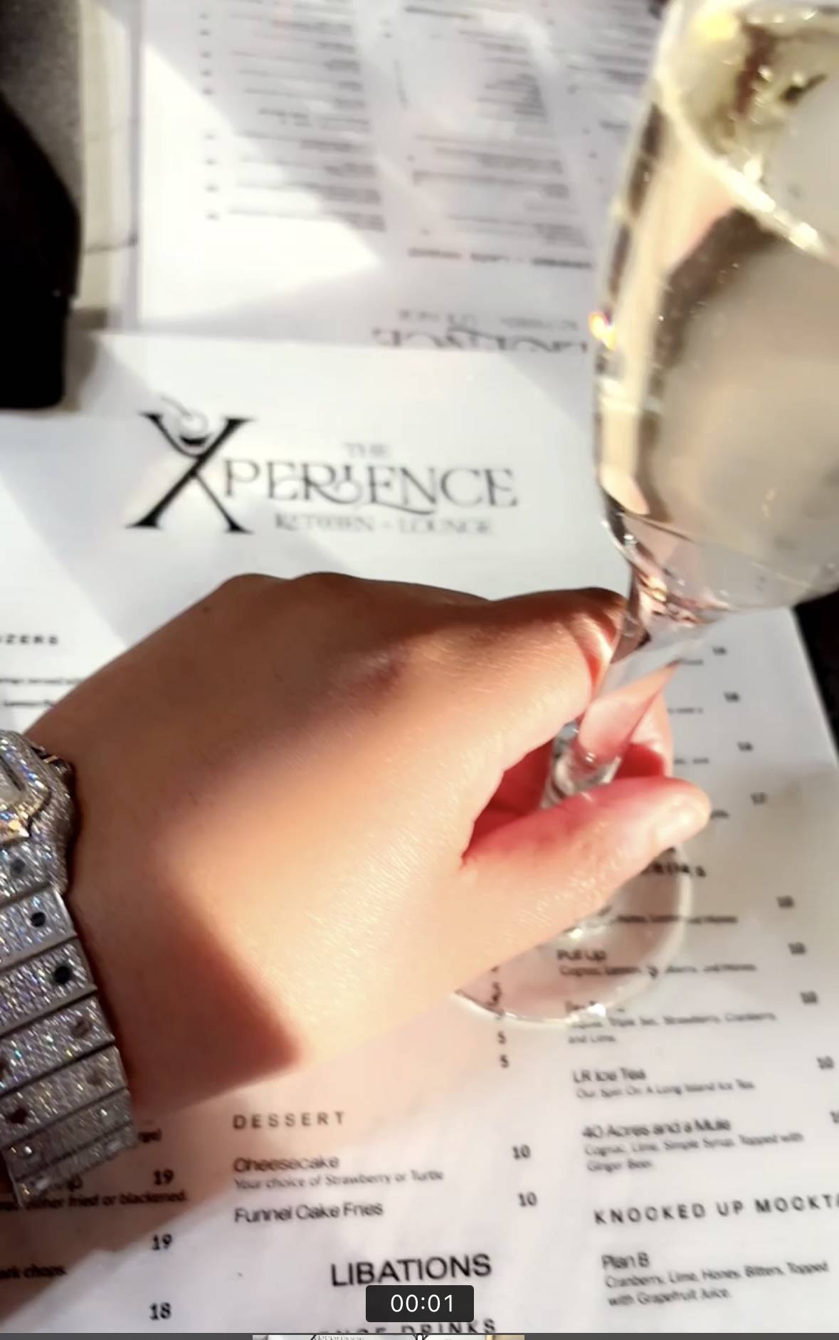 Menu at The Xperience Kitchen + Lounge restaurant, Little Rock