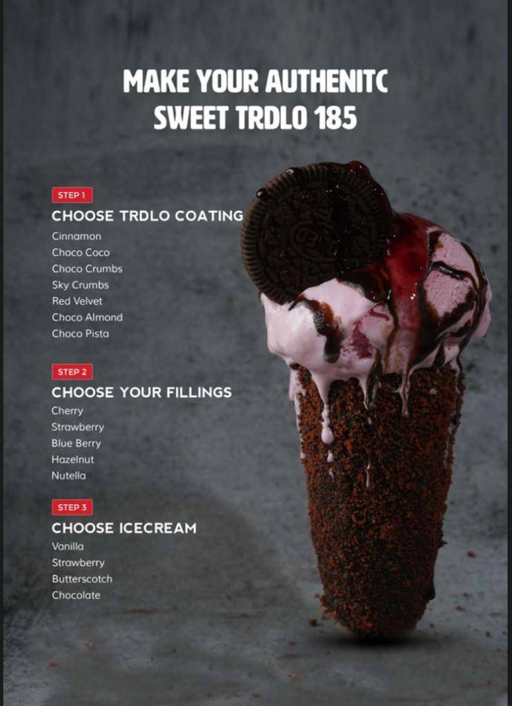 The kurtosh Vadodara menu