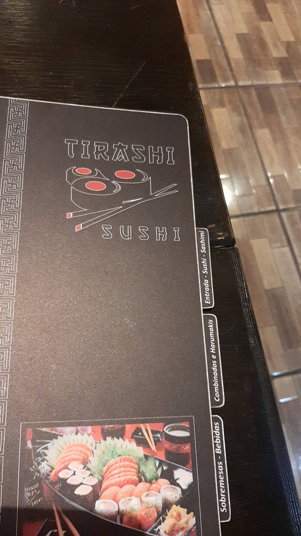 Tirashi Sushi Culinária Japonesa cardápio