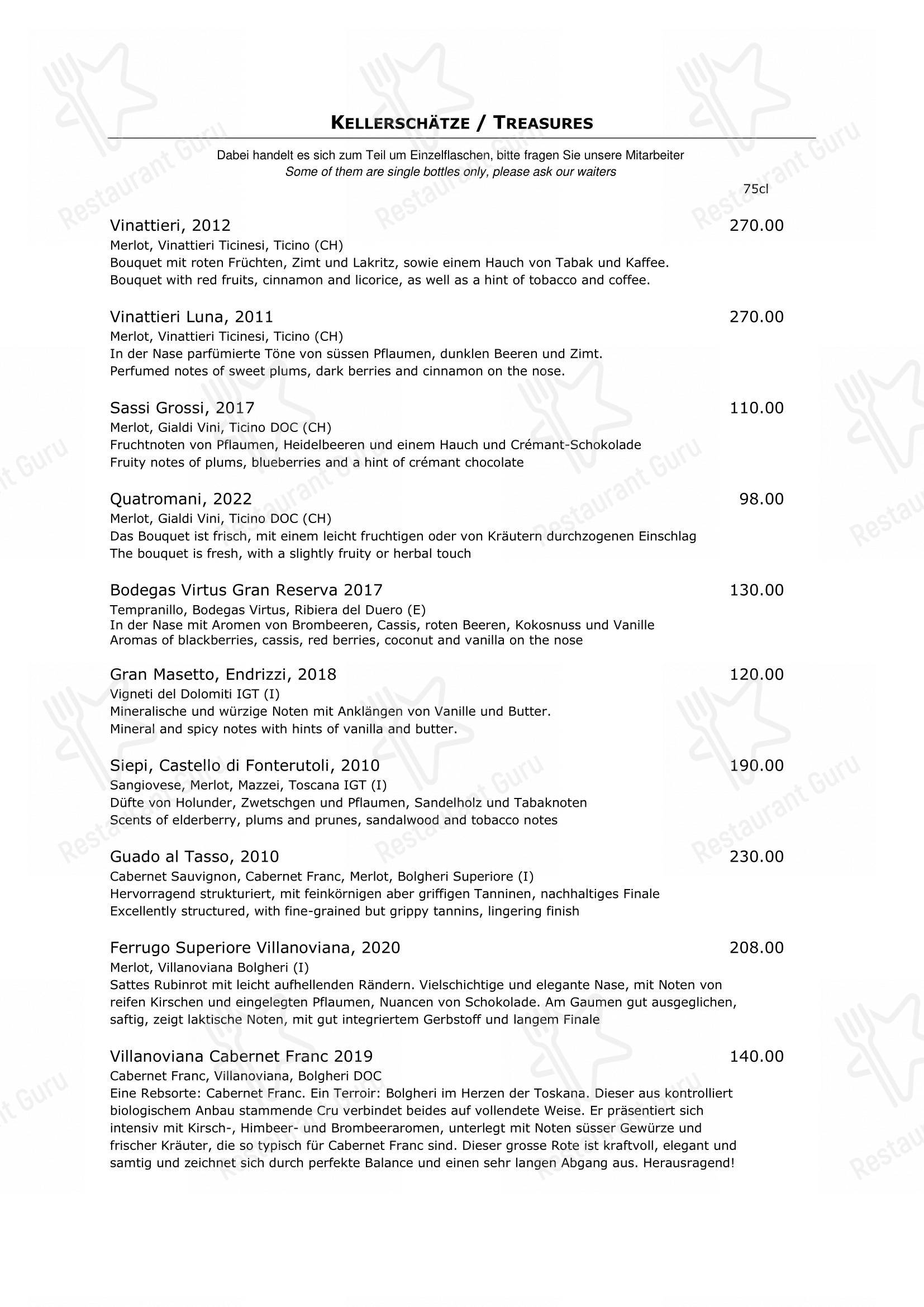 Menu per Torstübli in Basilea