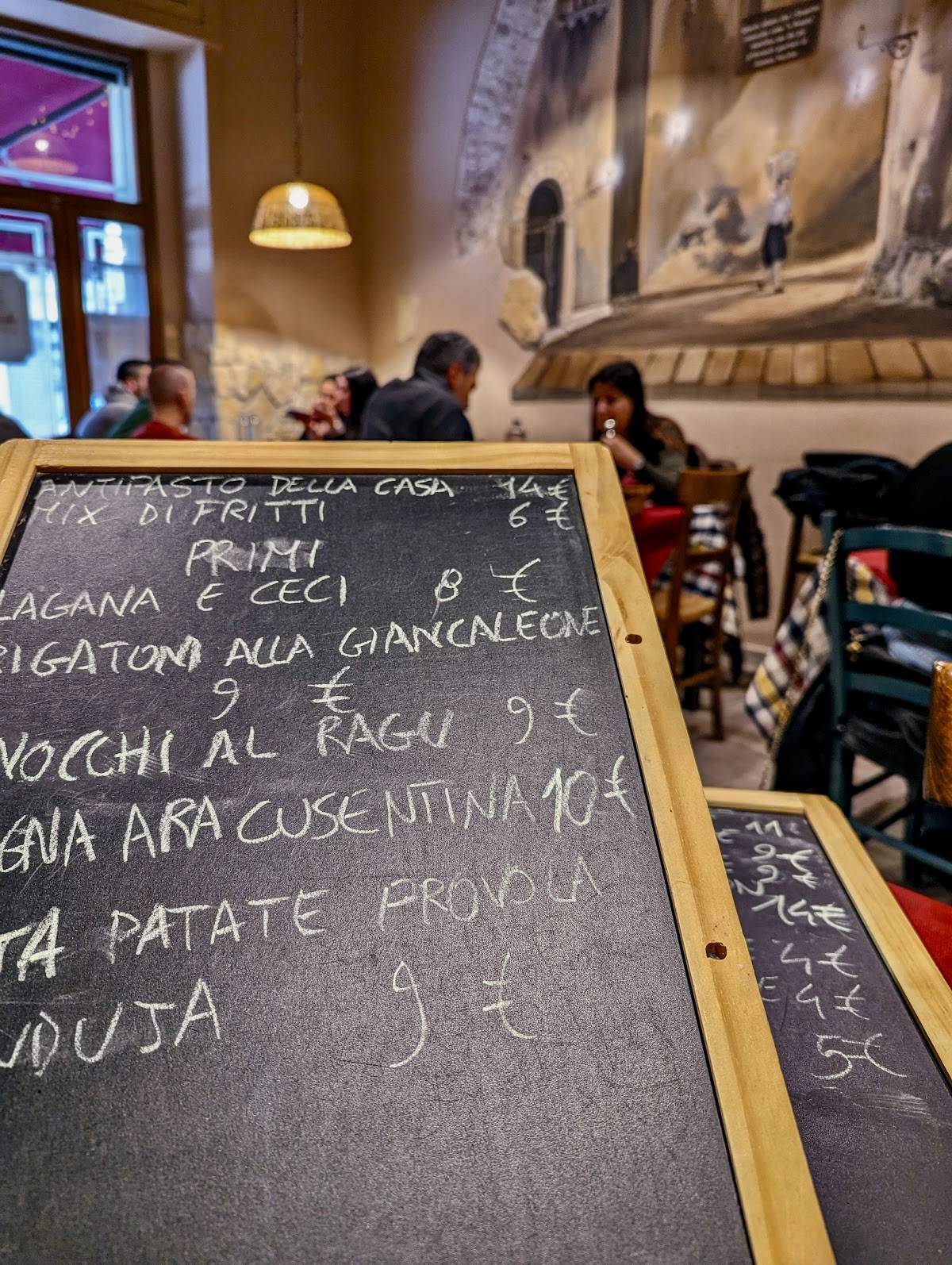 Menu di Trattoria A Gulia 