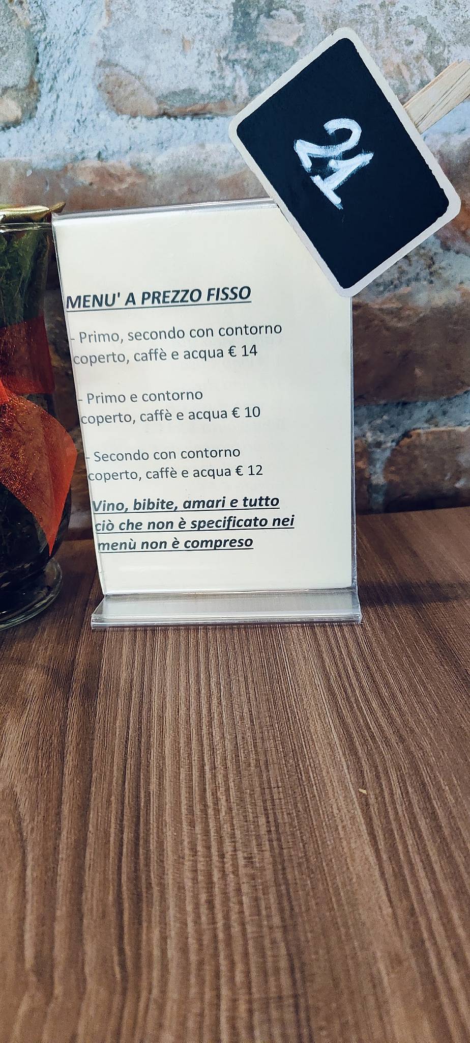 Menu di Trattoria Vecio Borgo 