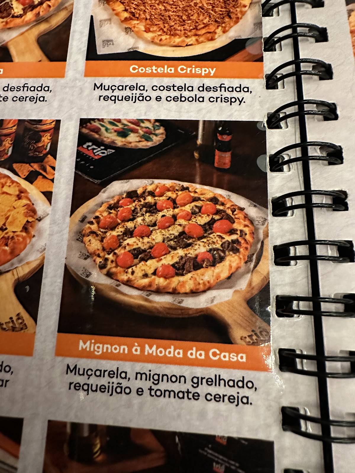 Trip Pizza Express cardápio