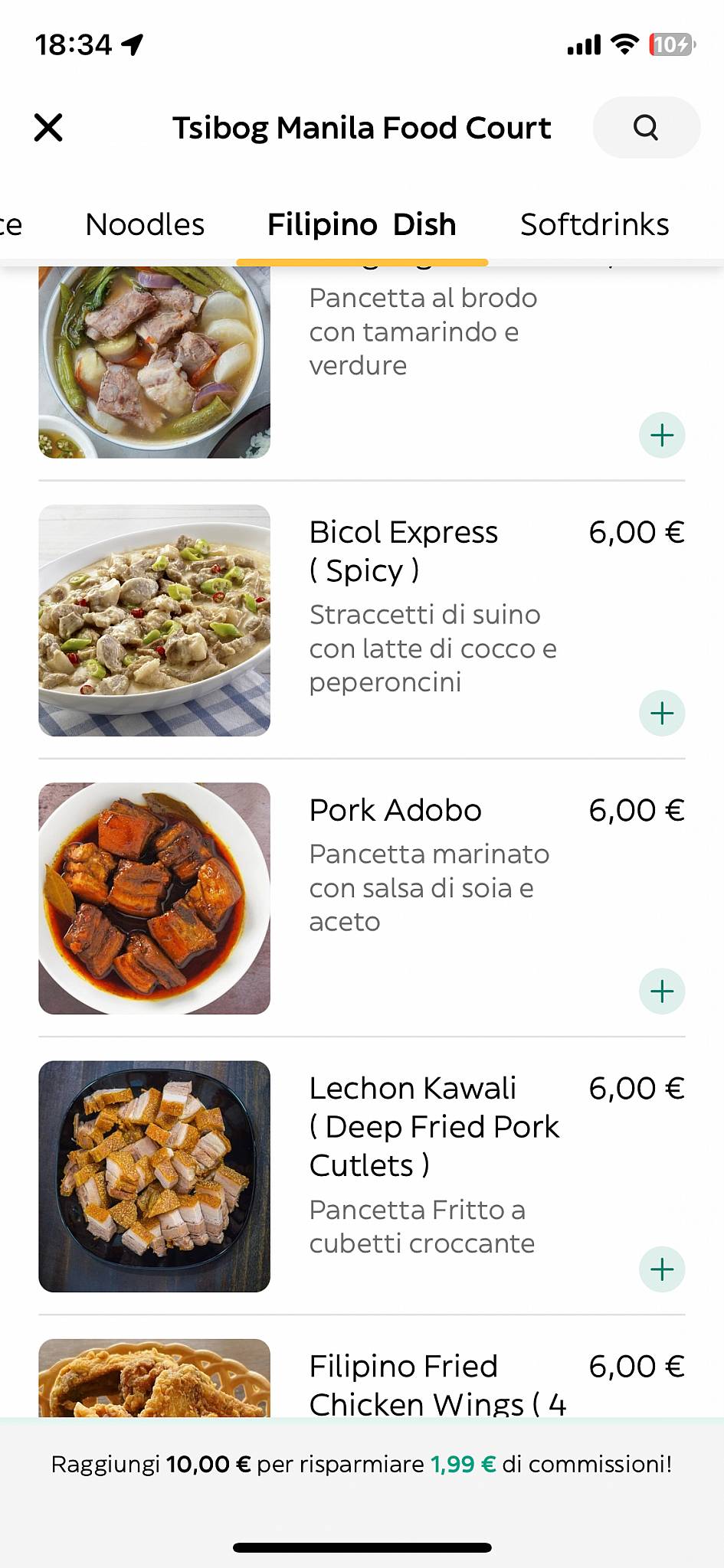Menu di Tsibog 