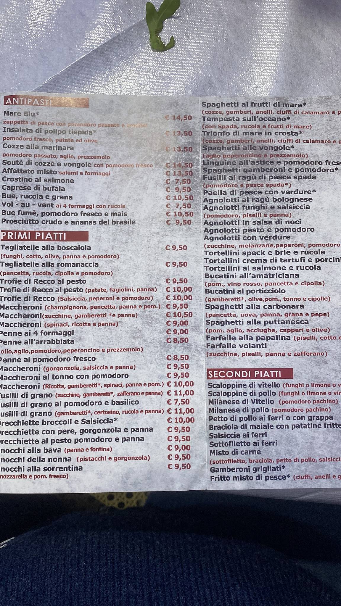 Menu di Alla Portata 