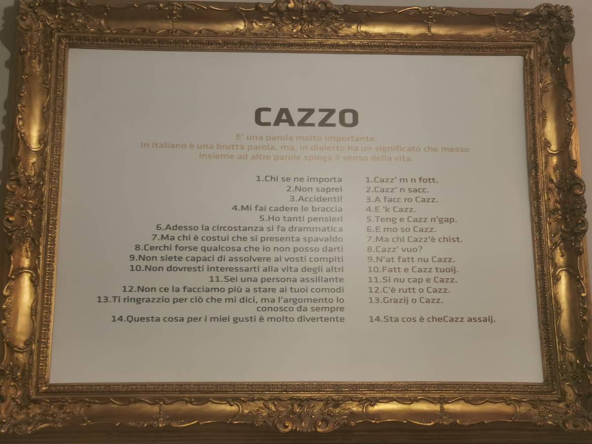 Menu di Cammafà Pizzerie Torino-San Salvario 