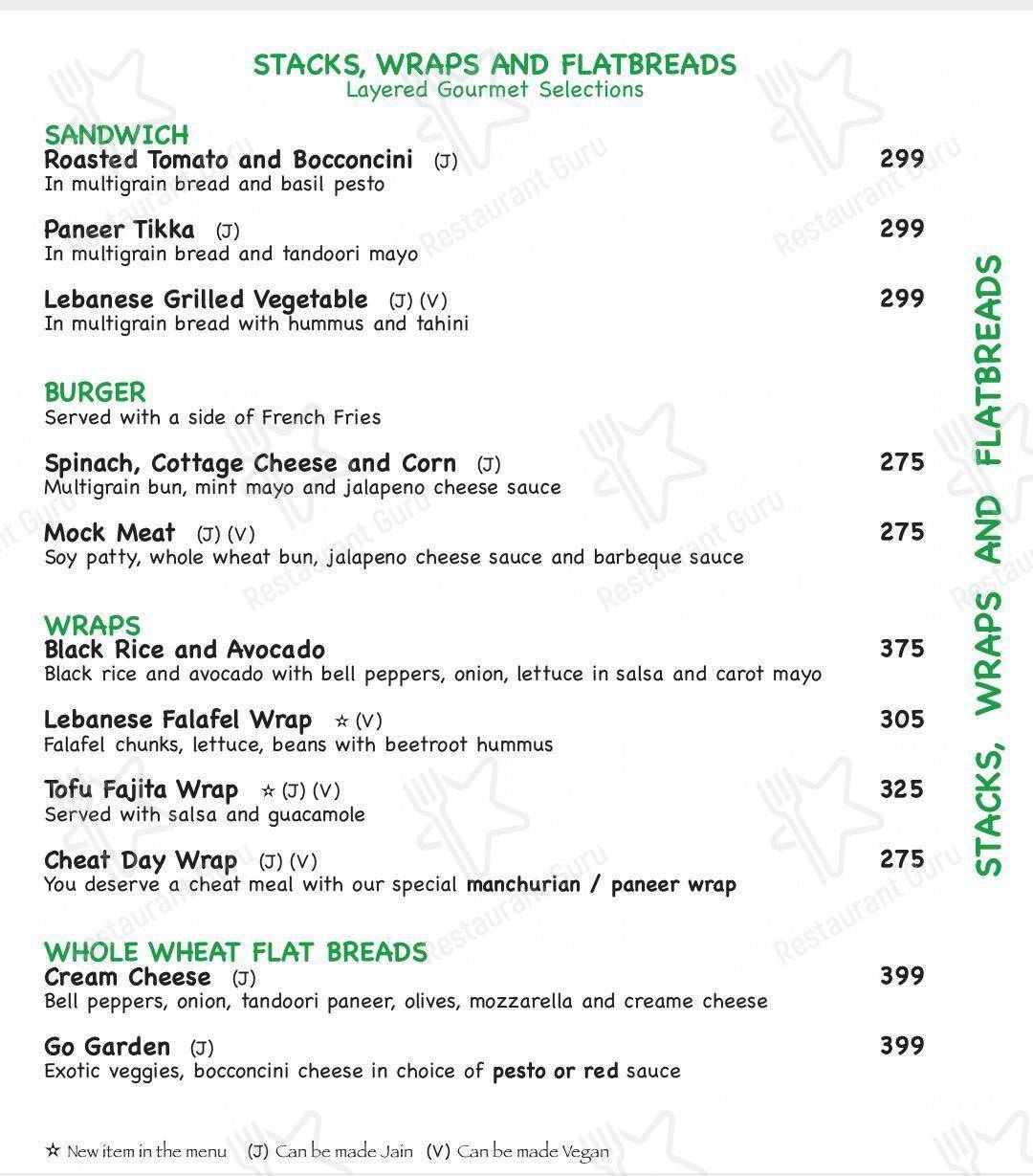 Una by Garde Manger menu