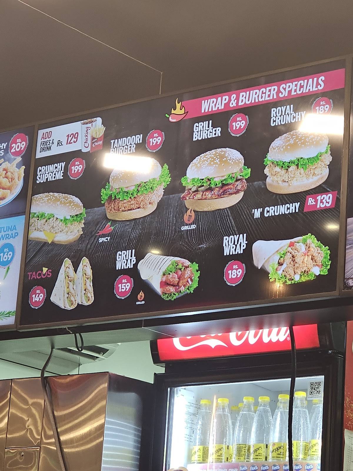 ChicKing menu