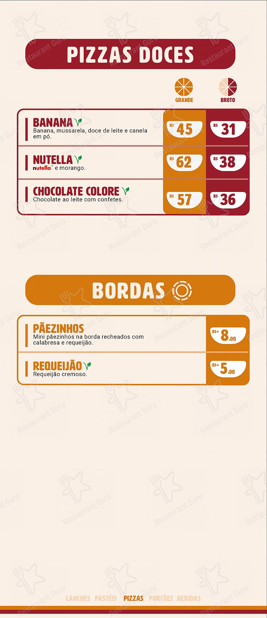 Menu para Varola Lanches e Restaurante, Marmitaria restaurante