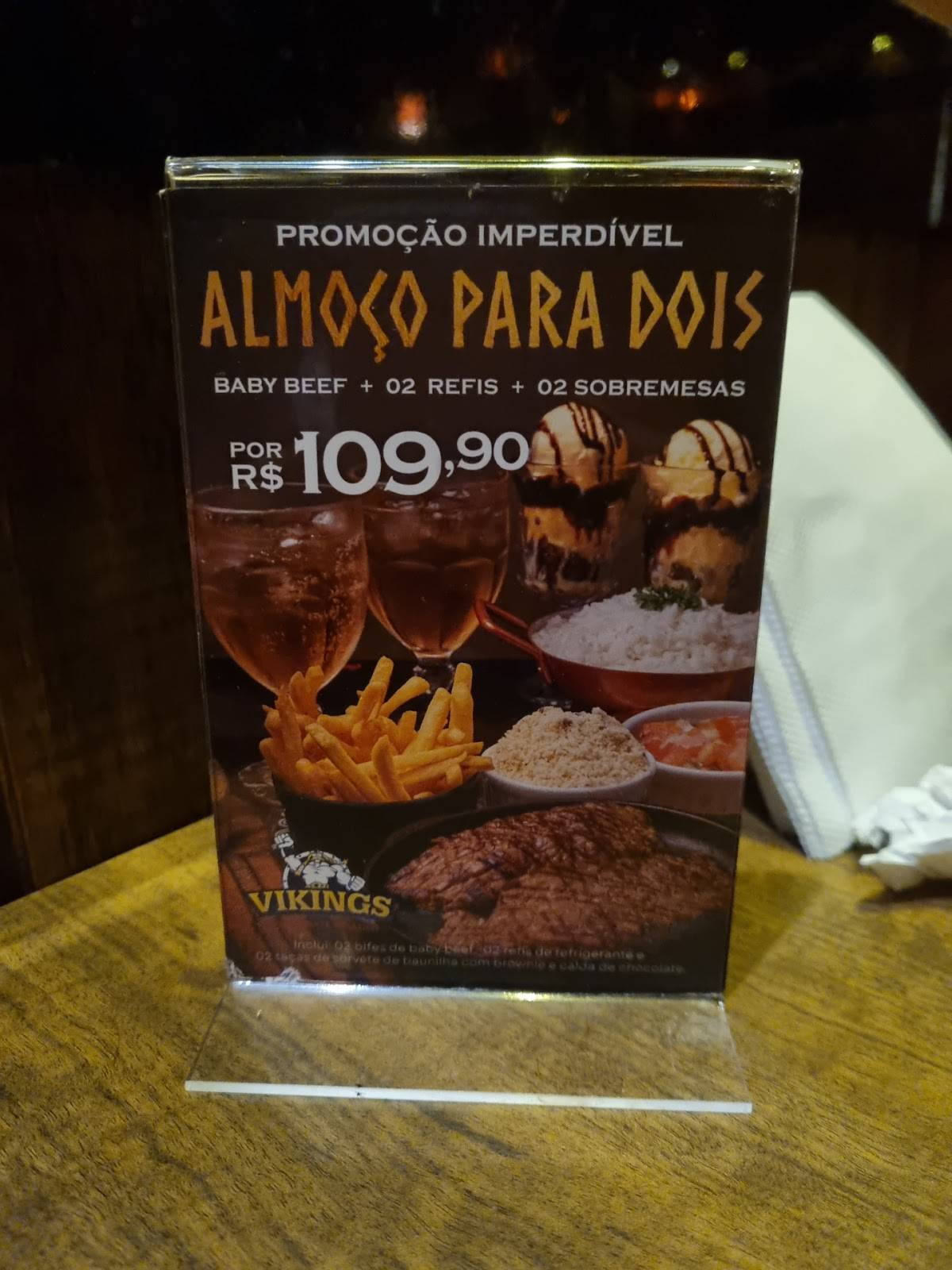 Vikings Steak & Sandwiches - Tijuca cardápio